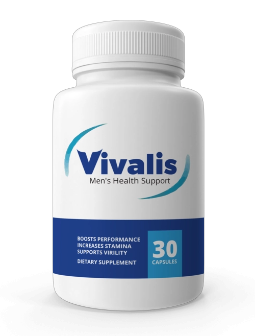 Vivalis Men's Health Support supplement bottle, 30 capsules